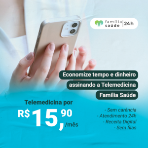 banner redirecionando para uma página de contratação de telemedicina.